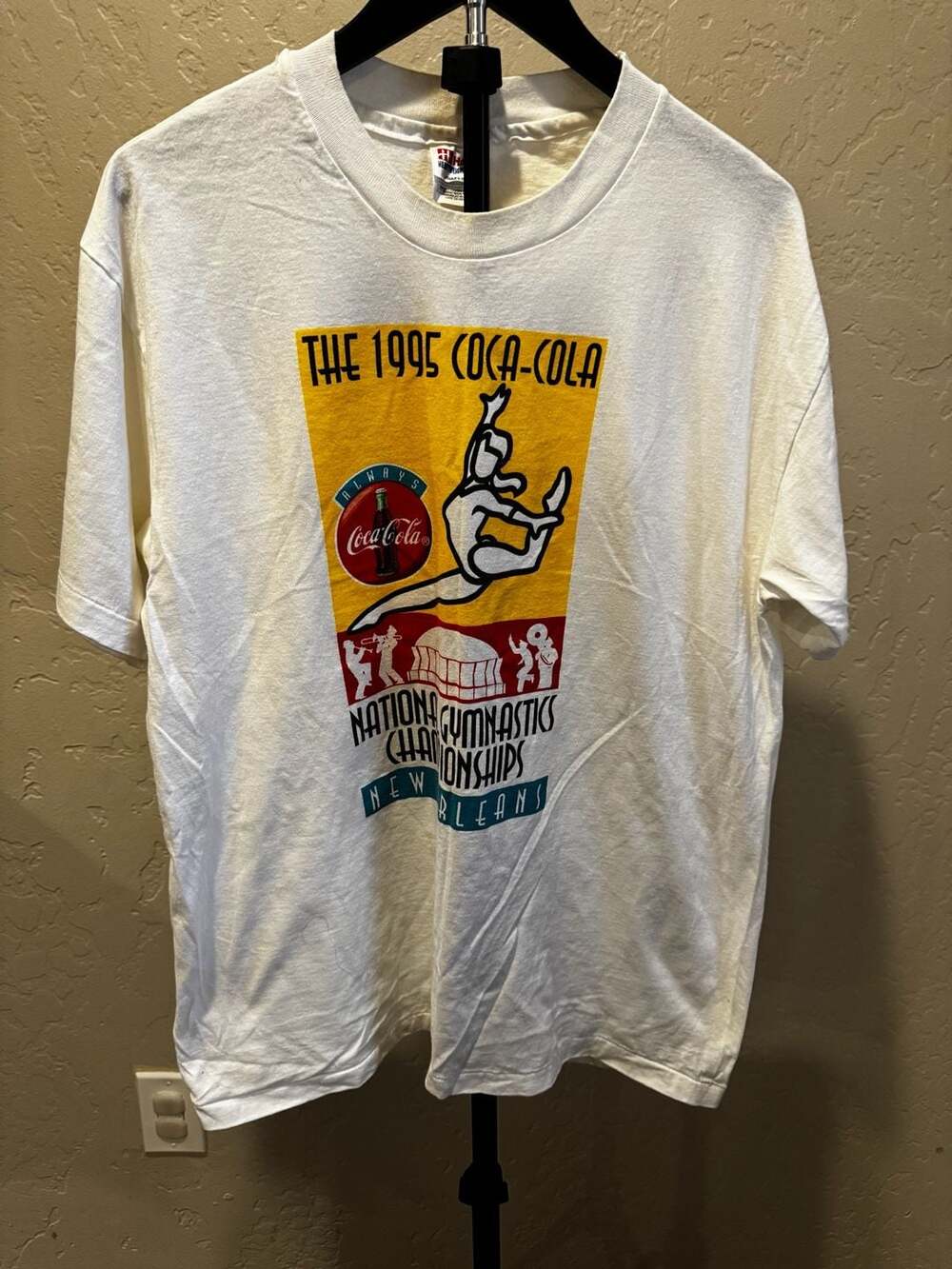 Vtg 1995 Coca-Cola National Gymnastics Championships New Orleans Single Stitch